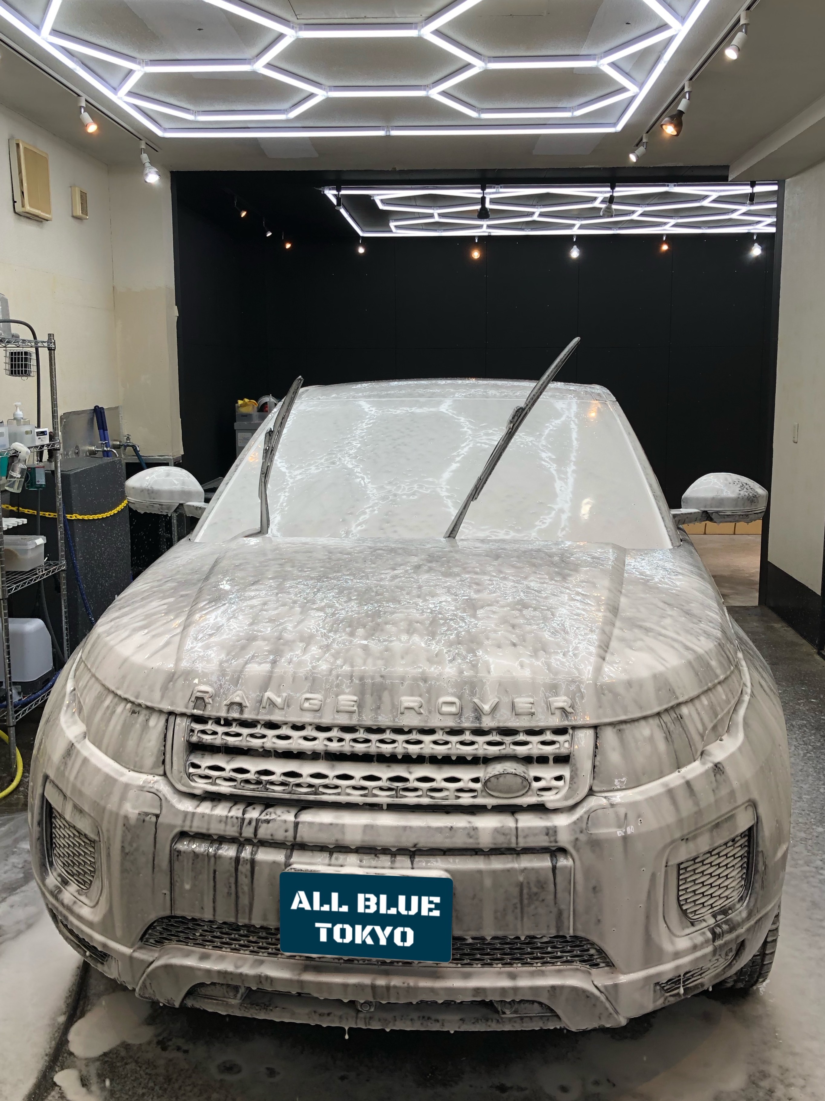 屋内洗車スペース