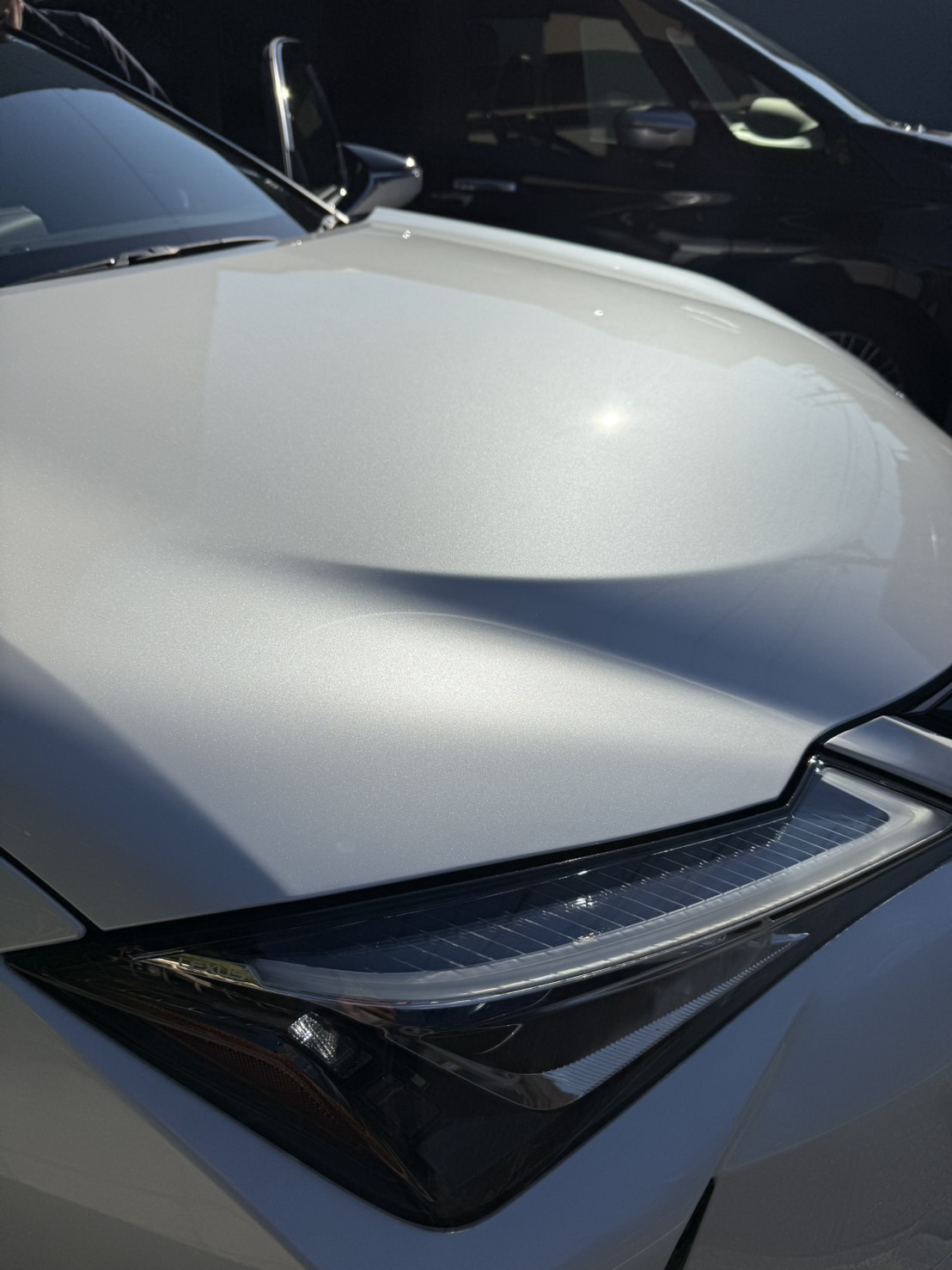 レクサスUX250h 洗車後 左前斜め（After）