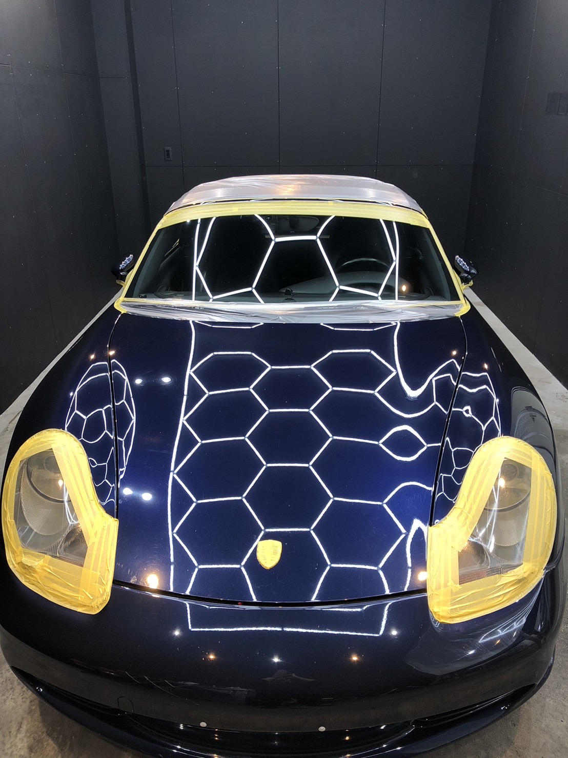 ポルシェ ボクスター マスキング
