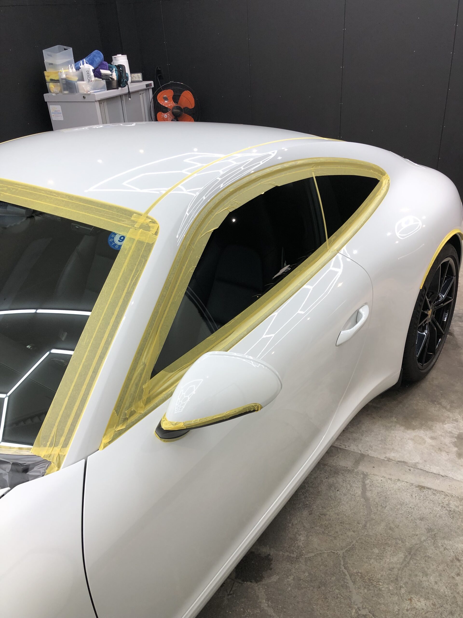 ポルシェ 911  カレラ S マスキング2