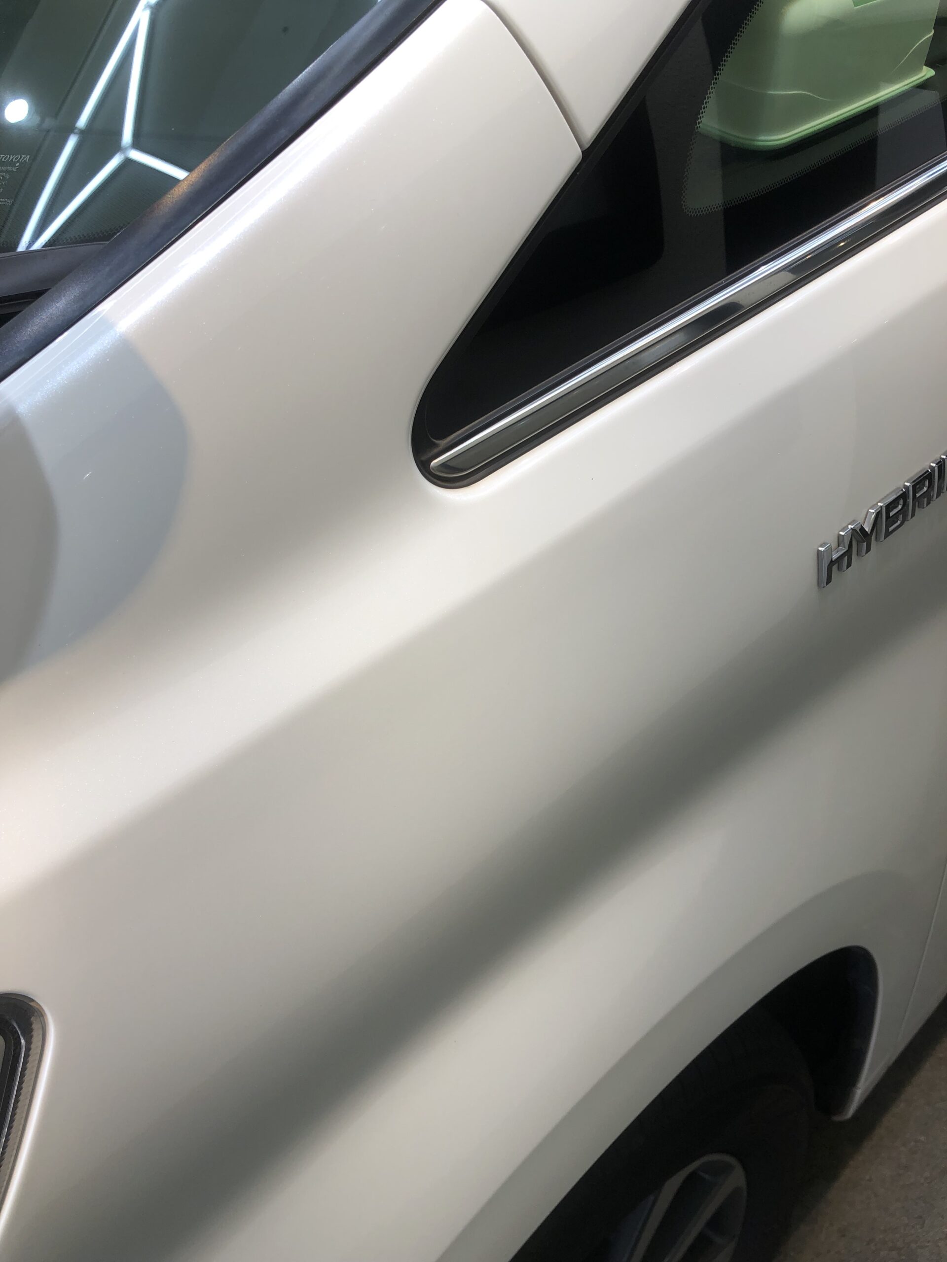 トヨタ アルファード 側面 洗車後