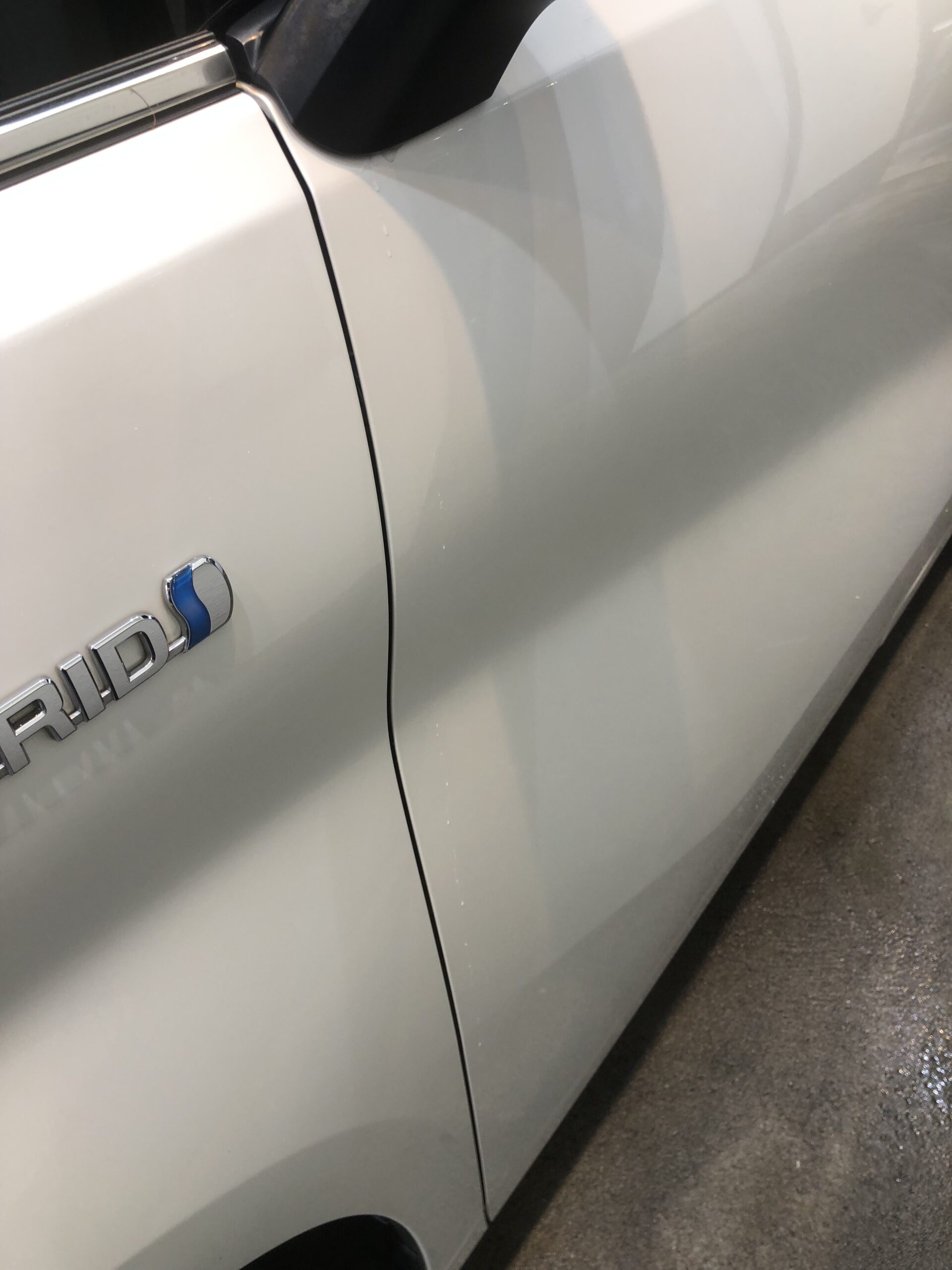 トヨタ アルファード 側面 洗車後