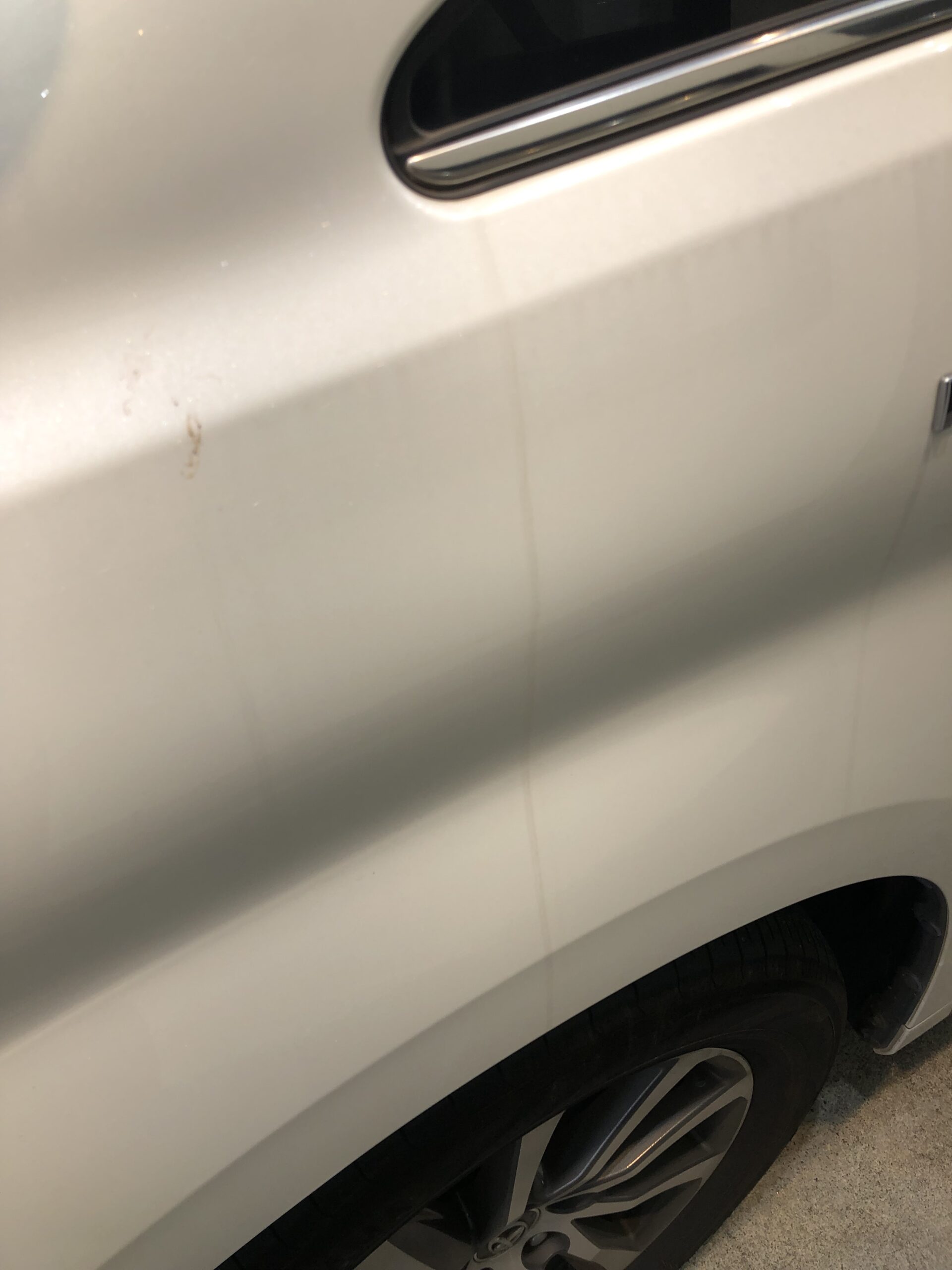 トヨタ アルファード 側面 洗車前