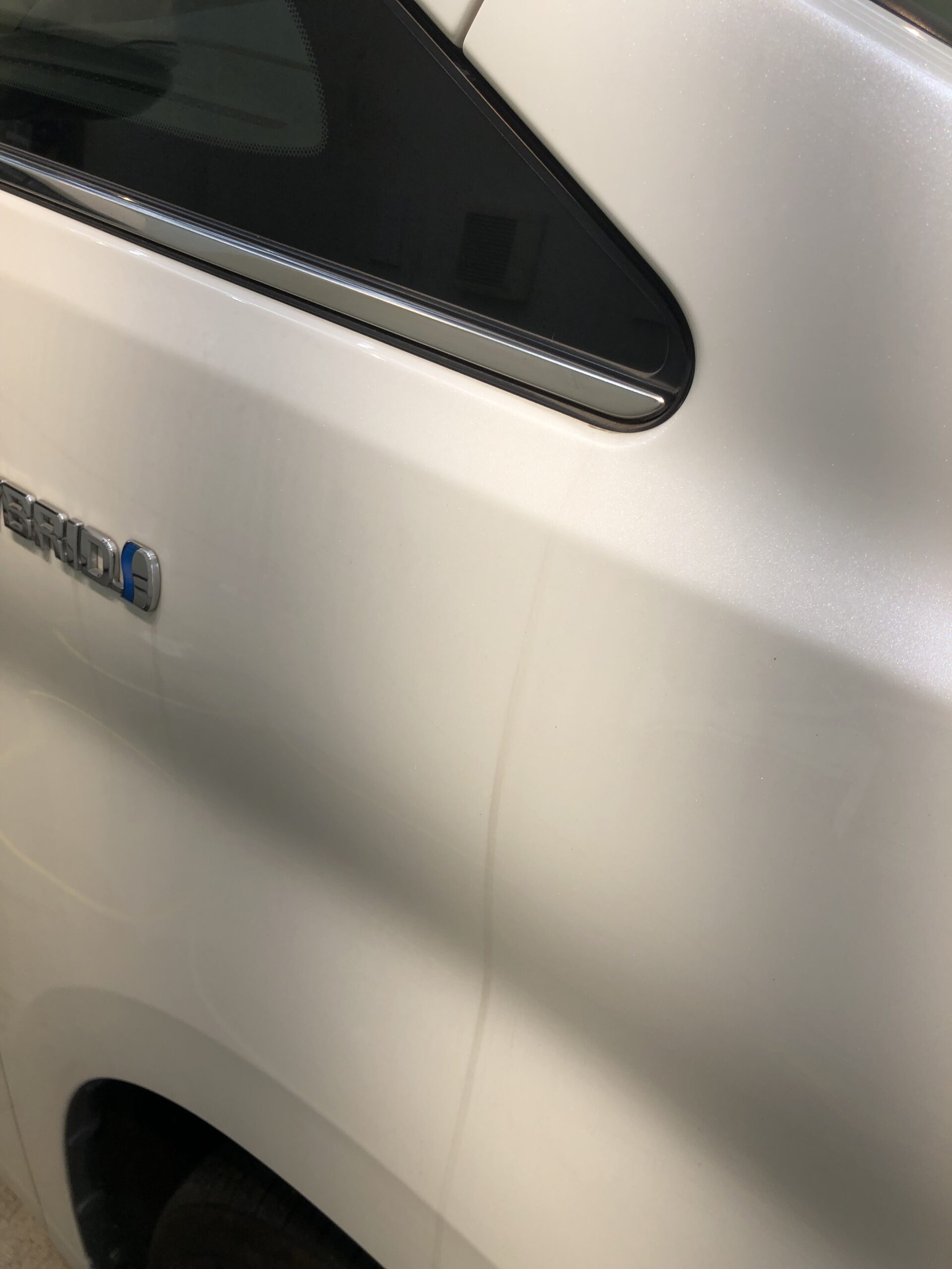 トヨタ アルファード 側面 洗車前
