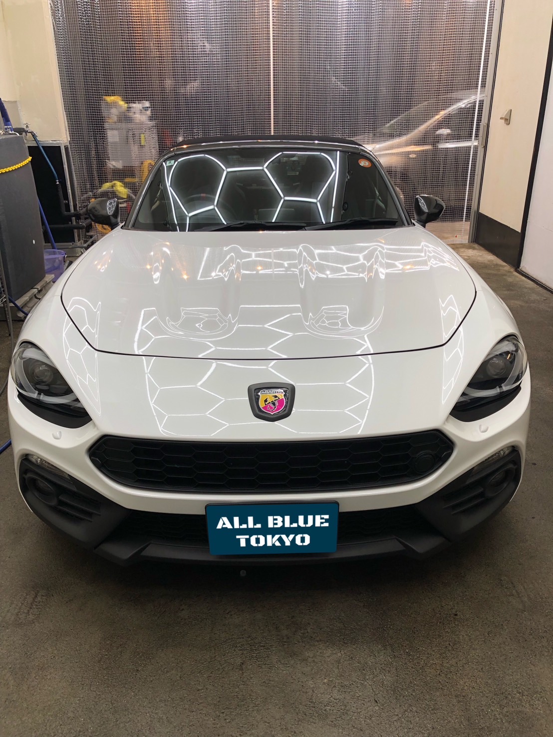 アバルト 124 スパイダー コーティング後 全体
