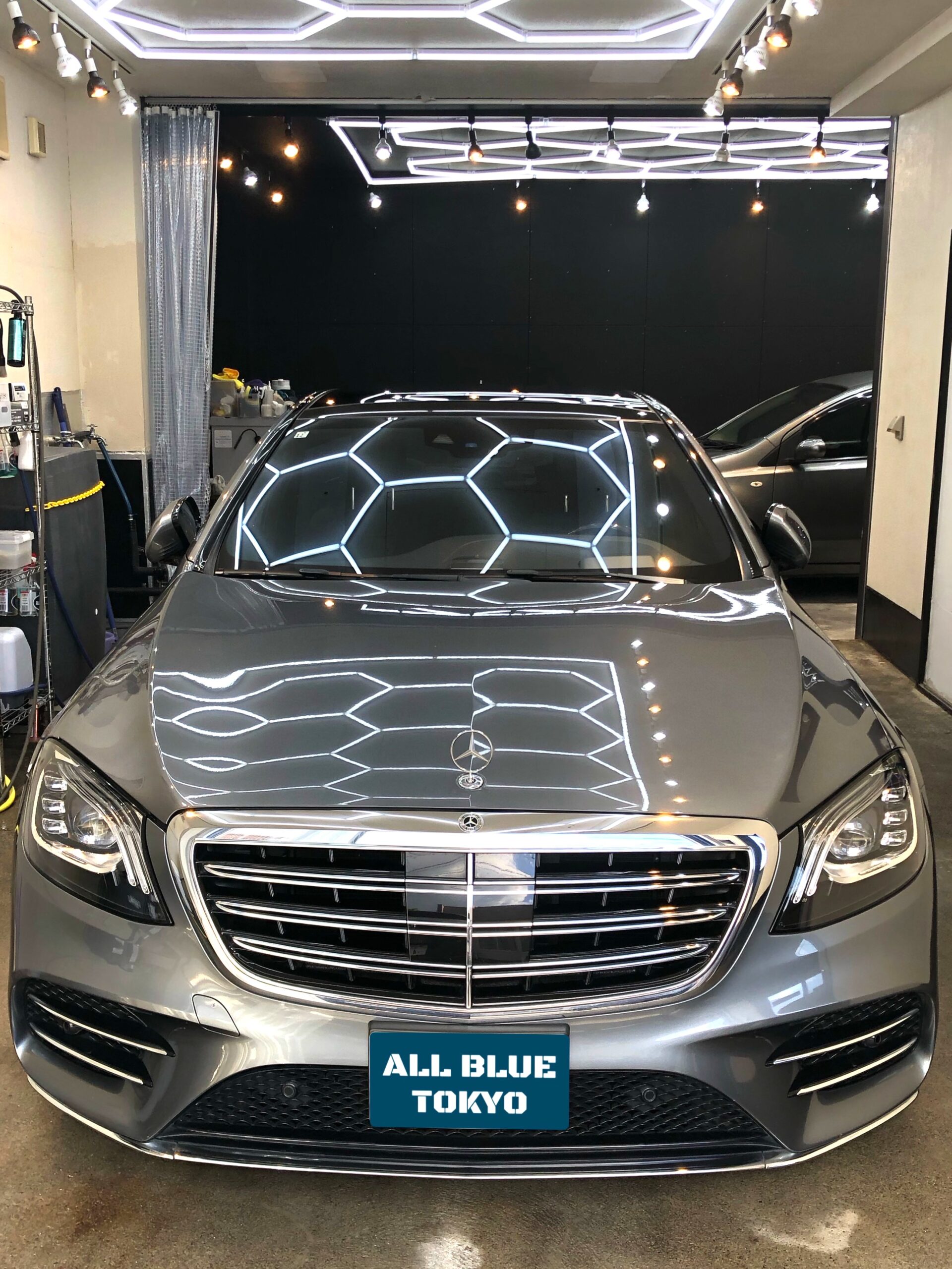 メルセデス・ベンツ S400 ガラス研磨後
