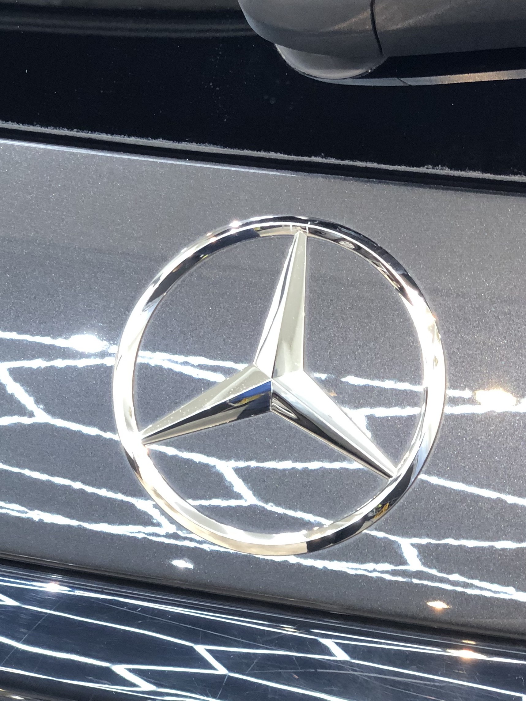 リアエンブレム 洗車後