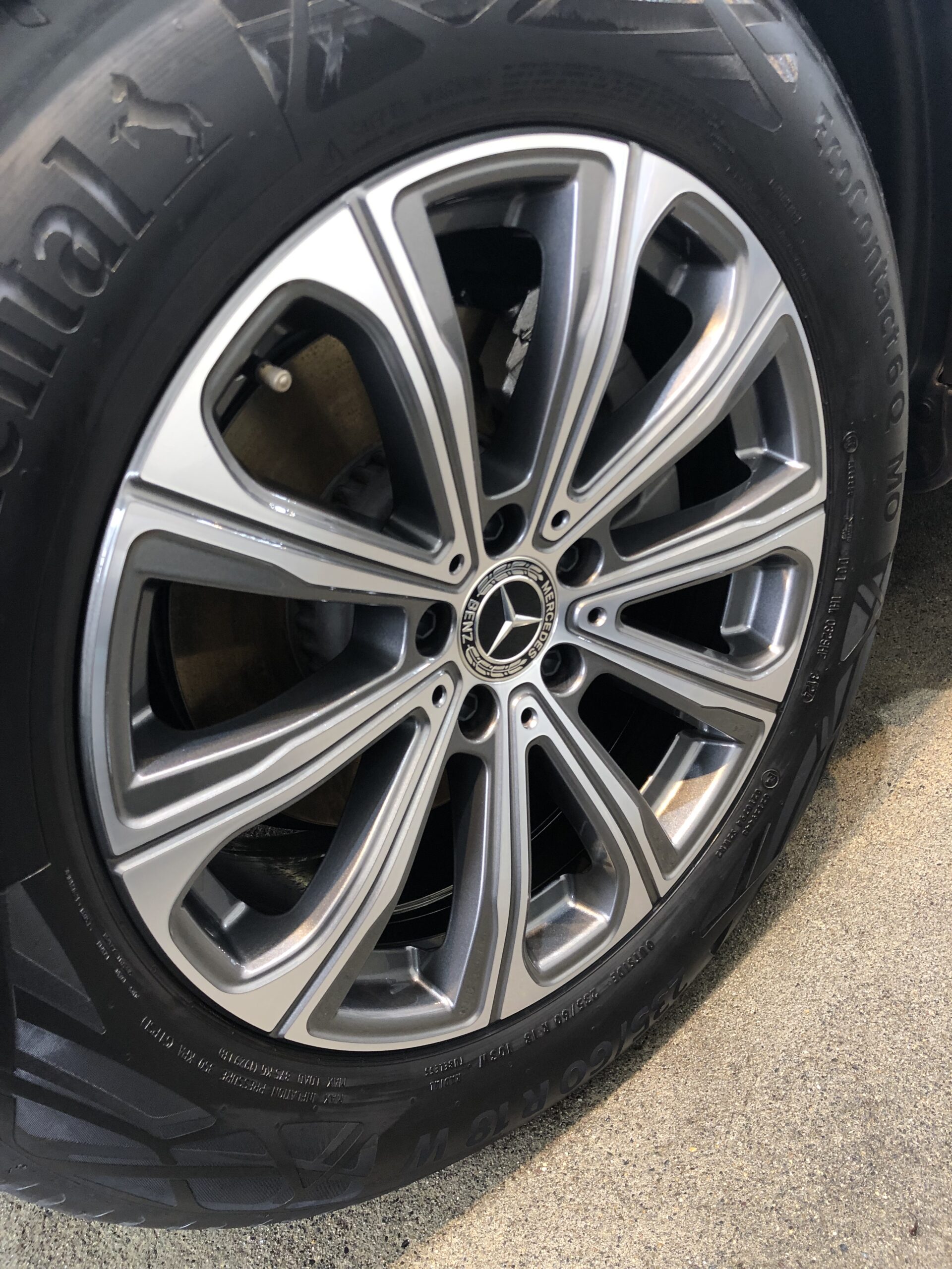 メルセデス・ベンツ GLC220d ホイール 洗車後