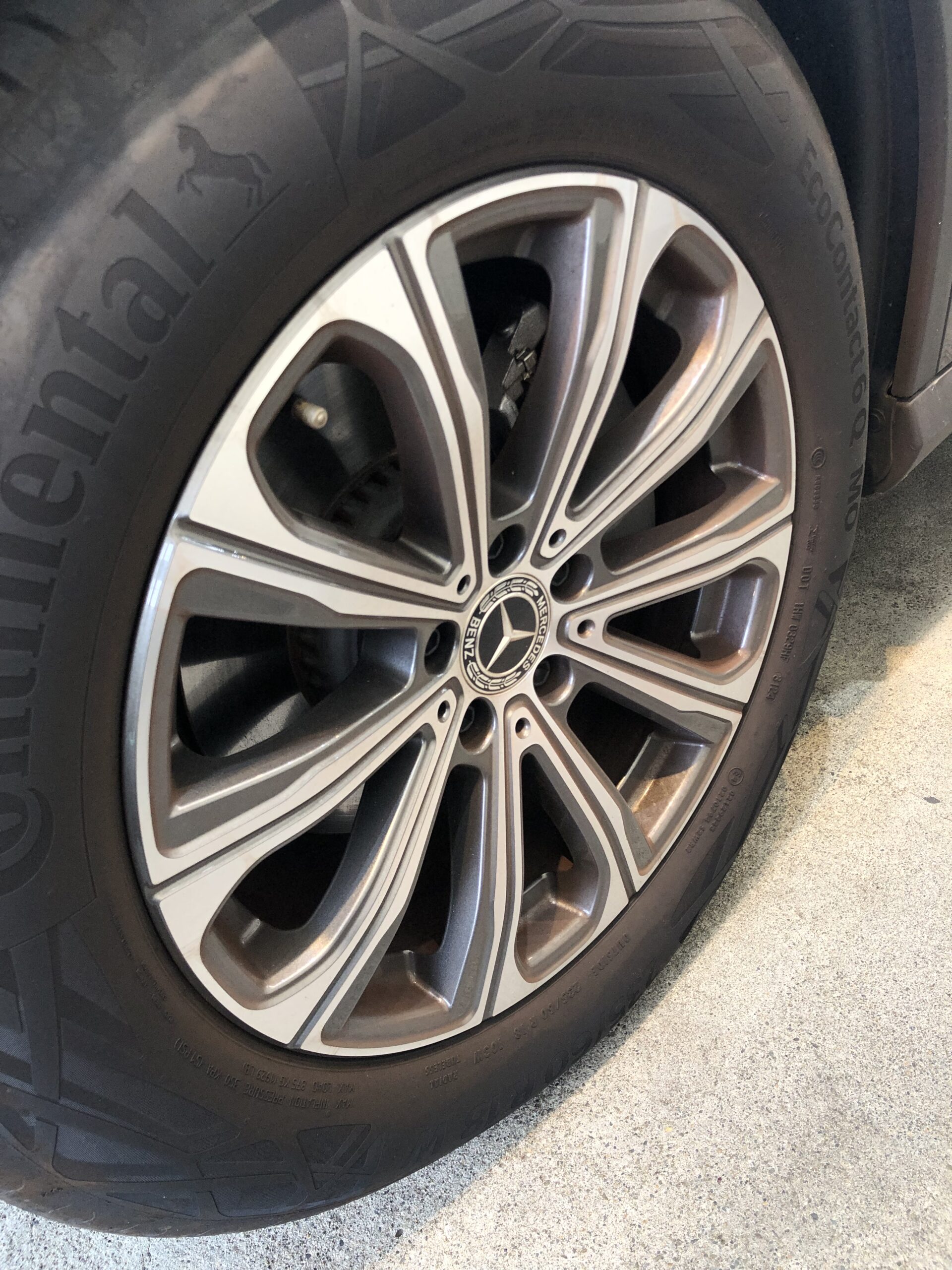 メルセデス・ベンツ GLC220d ホイール 洗車前
